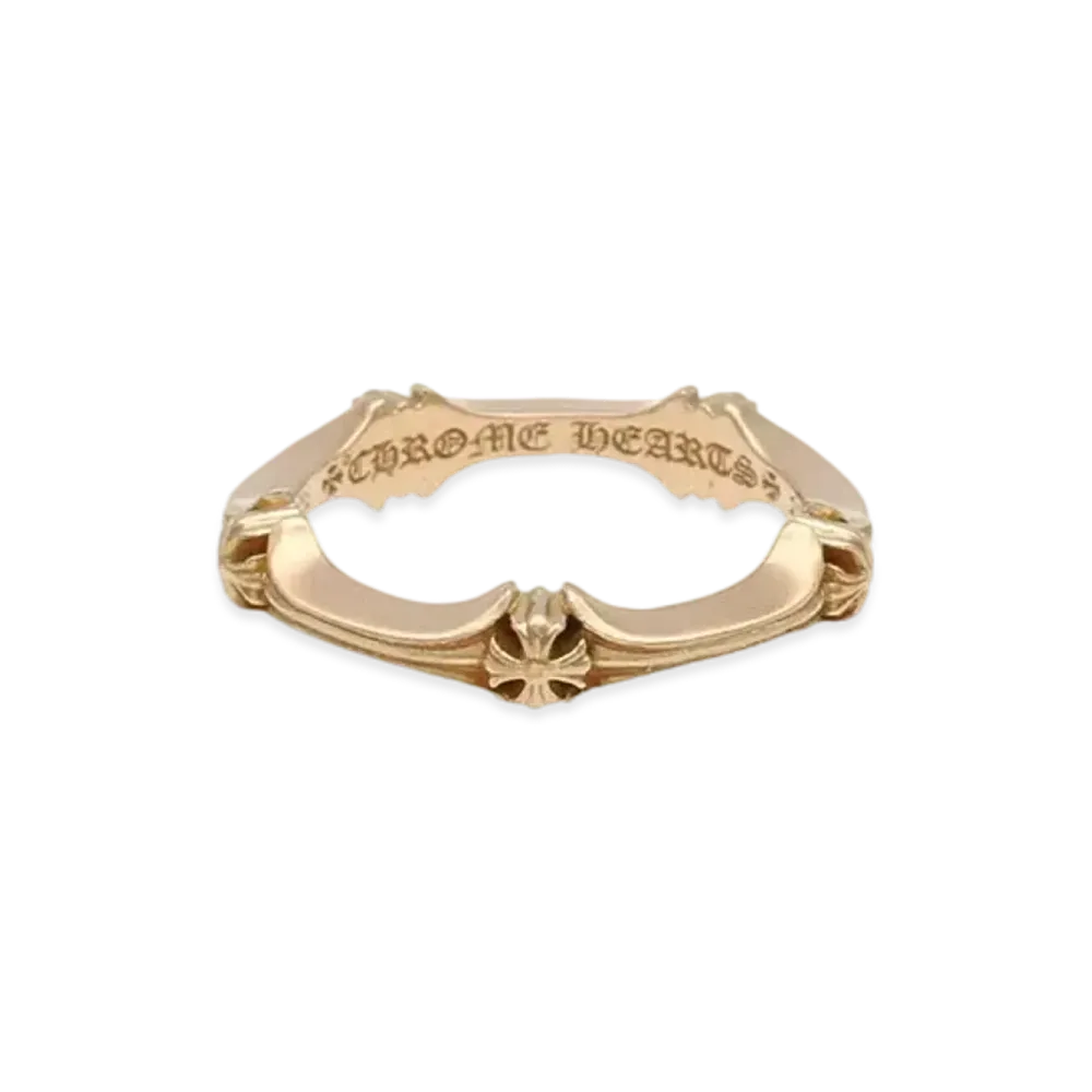 Chrome Hearts 22K Plus and Bone Ring "Yellow Gold"