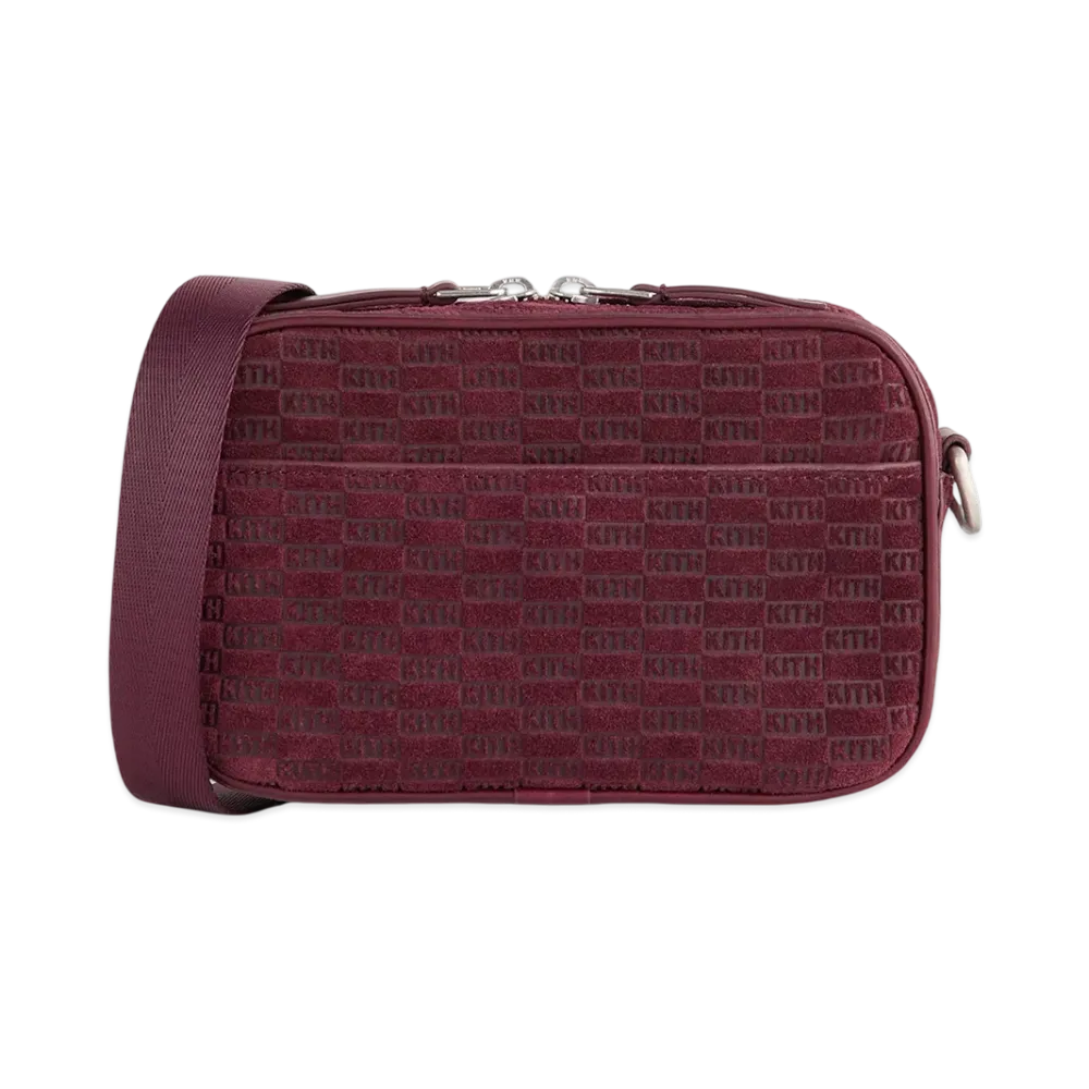 Kith Monogram Suede Crosswalk K20 Bag "Magma"
