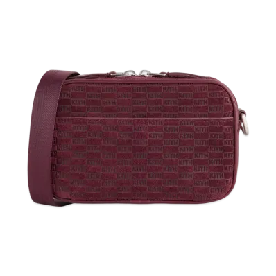 Kith Monogram Suede Crosswalk K20 Bag "Magma"