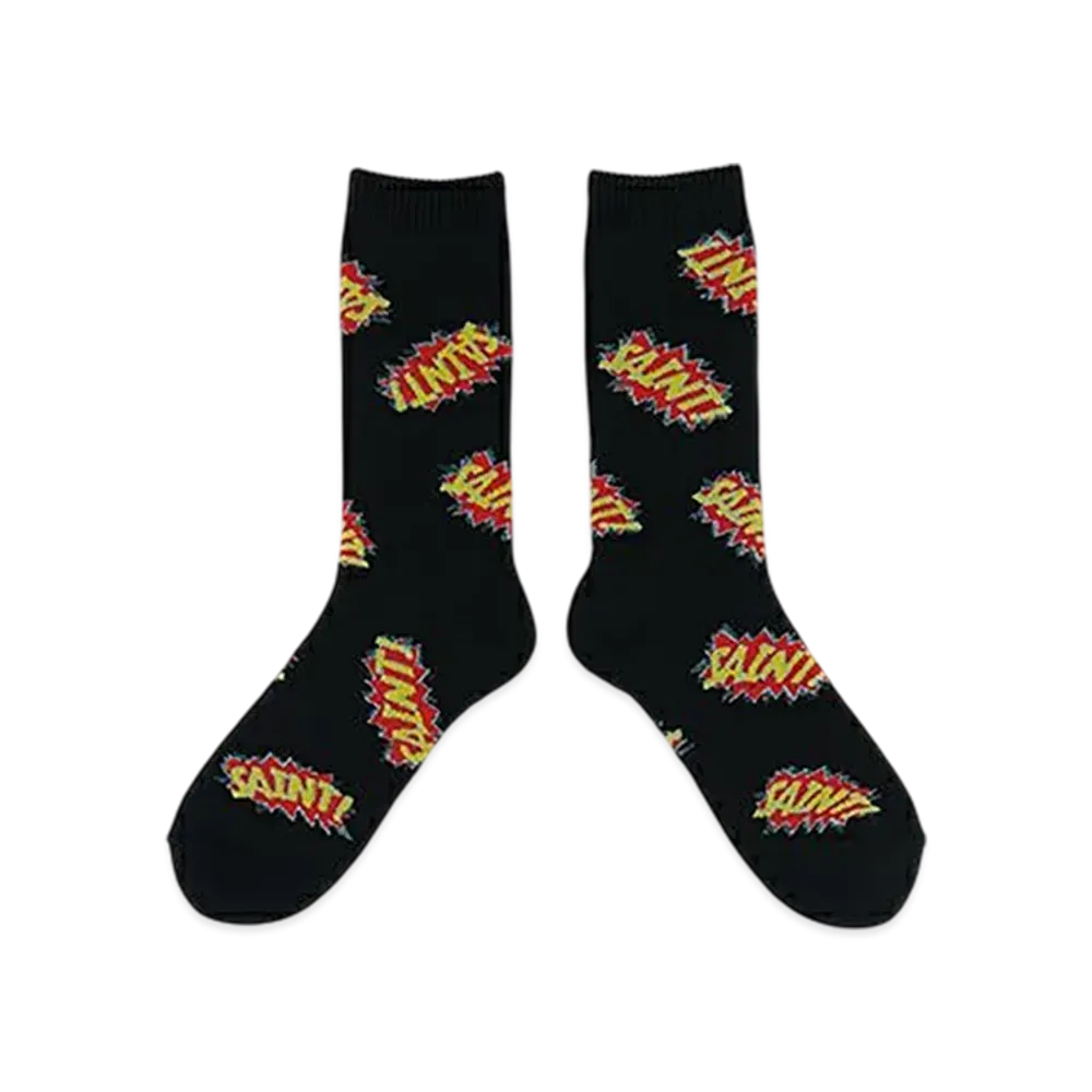 Saint Mxxxxxx Socks Pow "Black"
