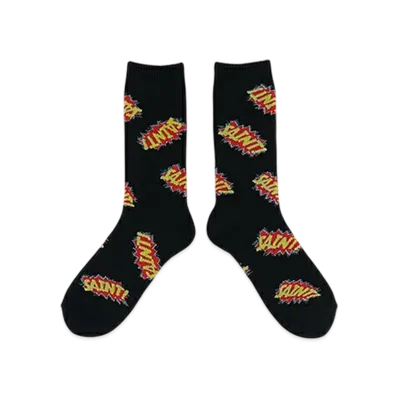 Saint Mxxxxxx Socks Pow "Black"