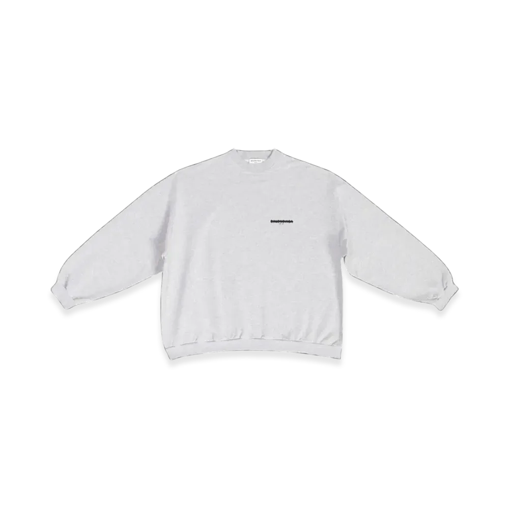 BALENCIAGA Strike 1917 Oversized Sweatshirt "Dark Grey"