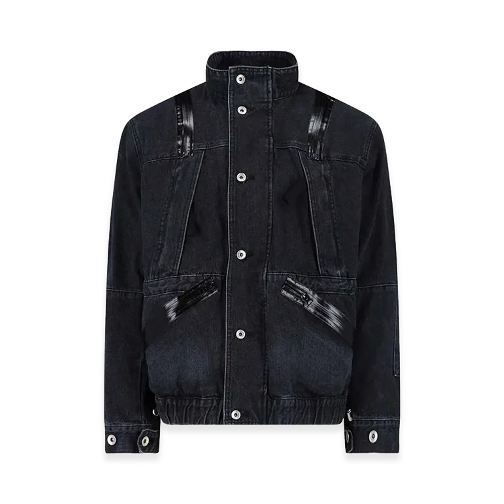 sacai Giacca In Denim "Black"