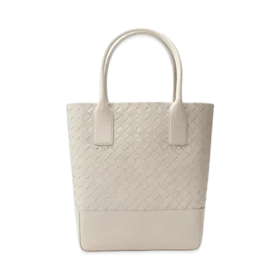 Bottega Veneta Leather Hand Bag "White"