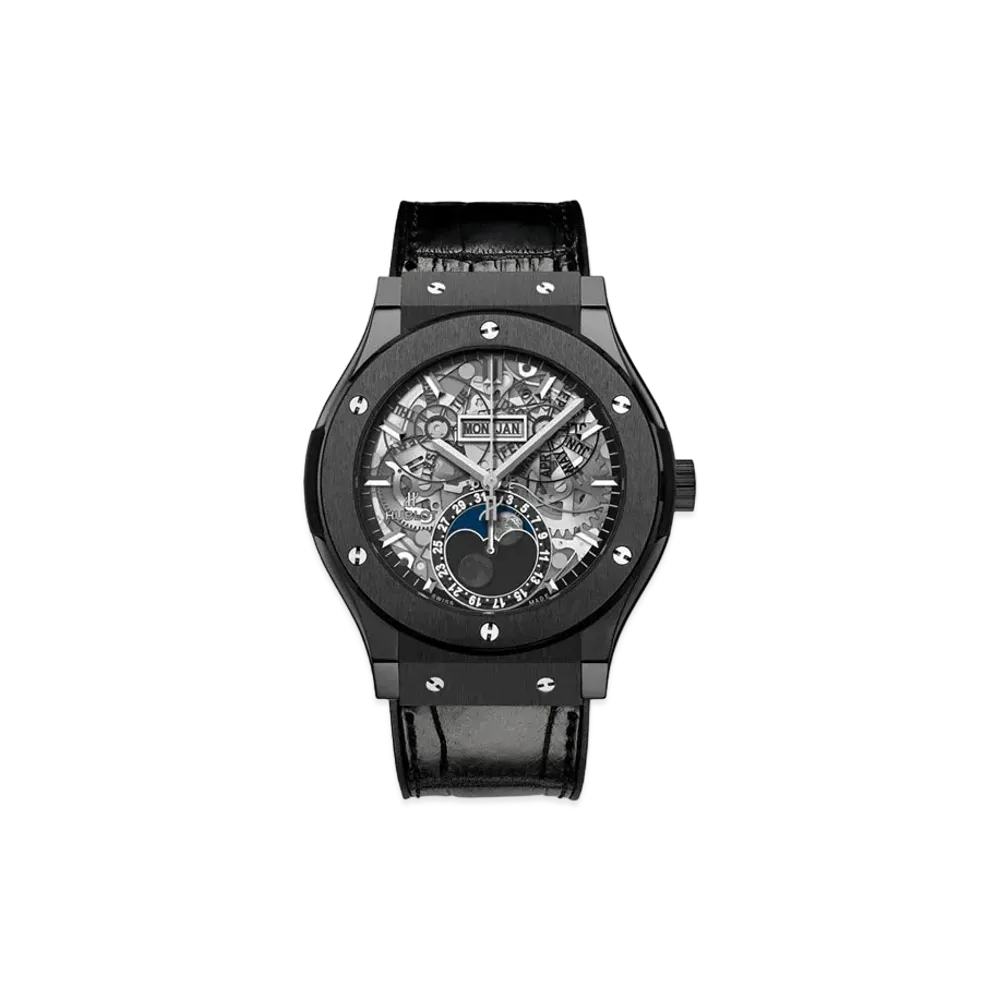 HUBLOT Classic Fusion Aerofusion Moonphase Black Magic 45mm