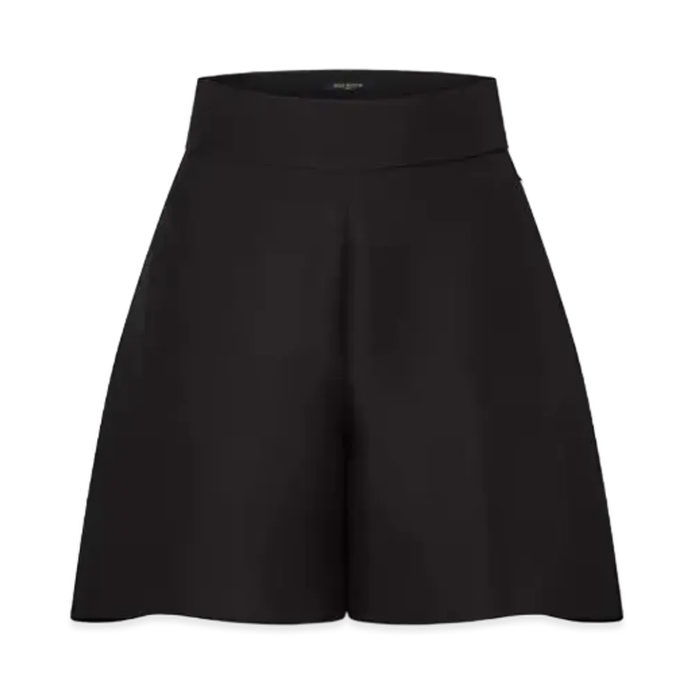 Louis Vuitton Wide Leg Cady Shorts "Noir"