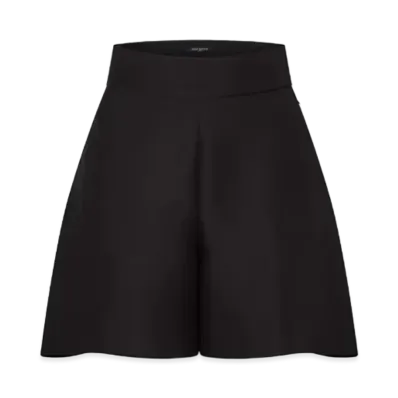 Louis Vuitton Wide Leg Cady Shorts "Noir"