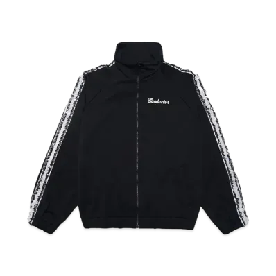 el conductorH FRILL SIDE LINE TRACK TOP "BLACK"
