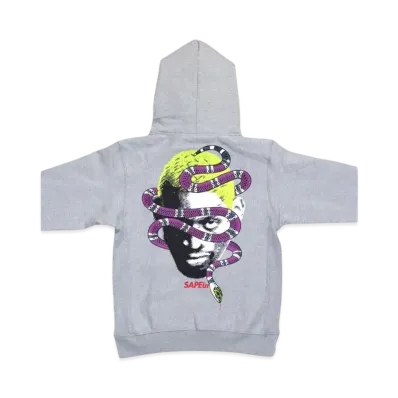 SAPEur Youth Year of the Snake Hoodie "Gray"