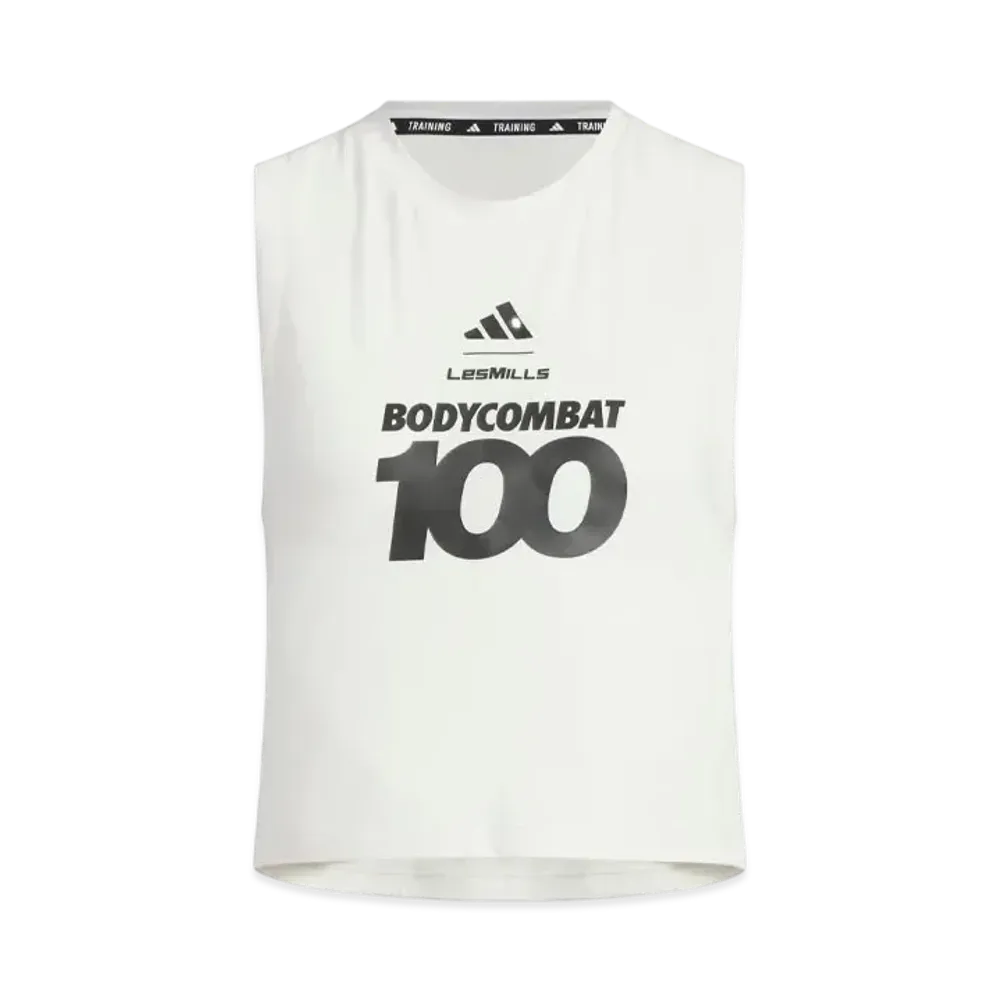 adidas Sleeveless T-shirt "Chalk White"
