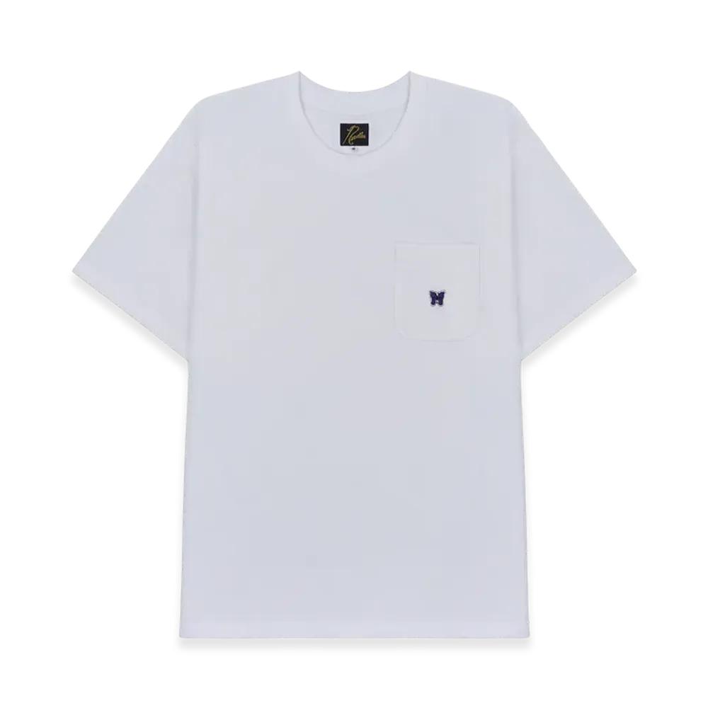 NEEDLES Logo S/S Crewneck T-Shirt "White"