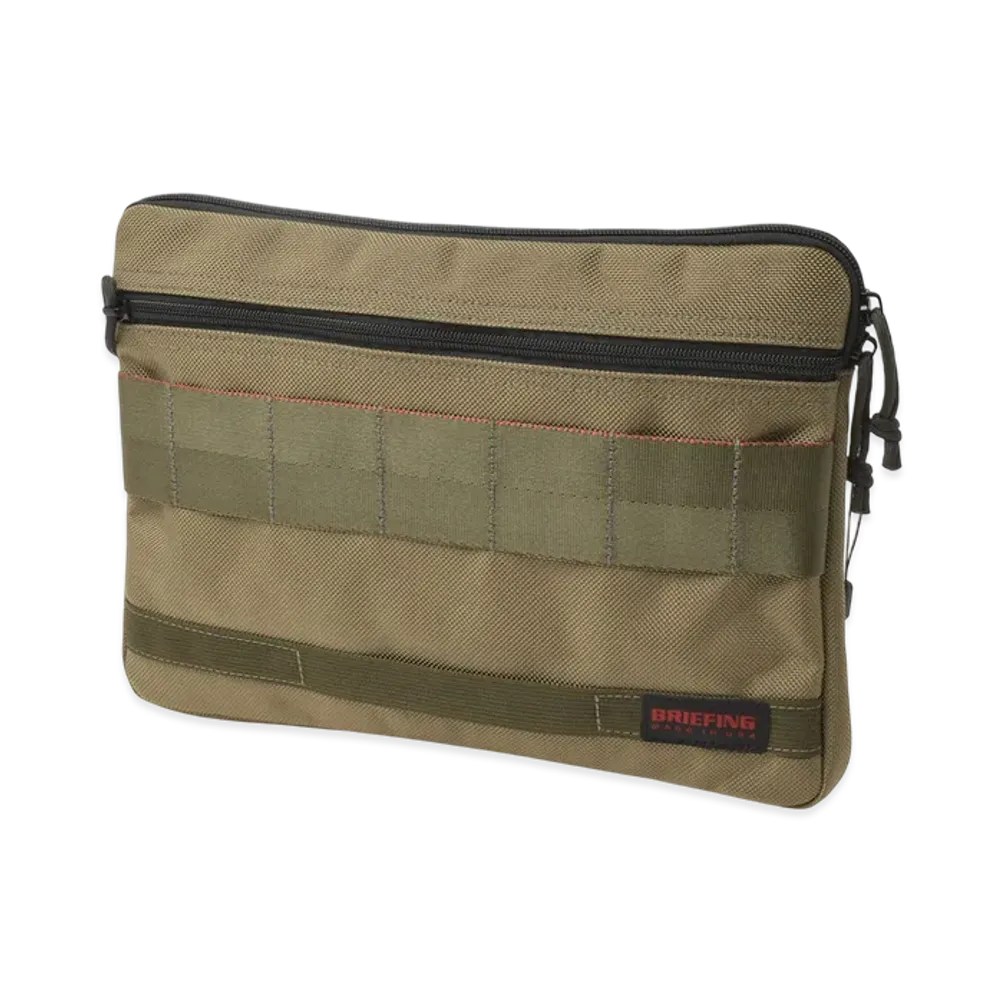 BRIEFING A4 Clutch "Khaki"
