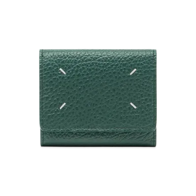 Maison Margiela 4-Stitch Tri-Fold Wallet "Green"