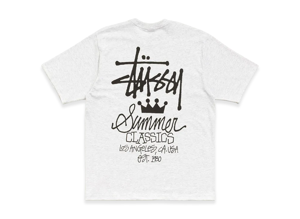 Stussy Summer Classics Tee "Ash Heather"