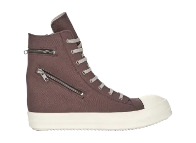 Rick Owens DRKSHDW FW26 Tower Cargo Sneaks 13oz Overdyed Denim "Grape/Milk"