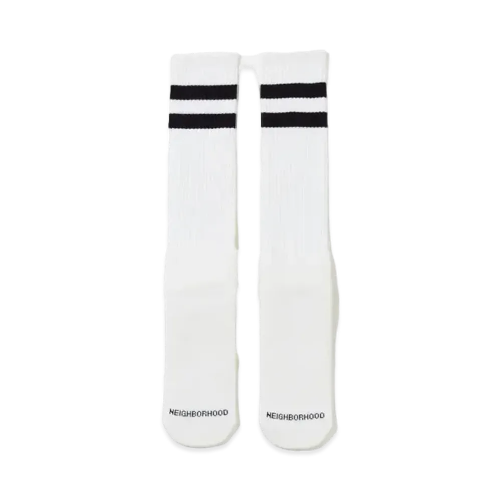NEIGHBORHOOD Classic 3pac Long Socks "White"