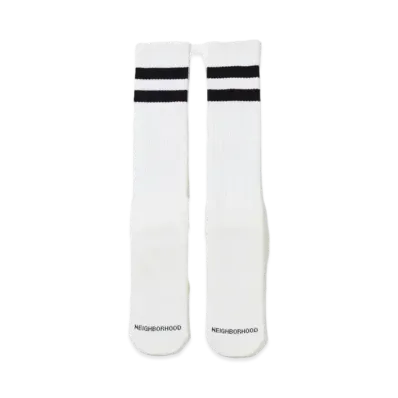NEIGHBORHOOD Classic 3pac Long Socks "White"