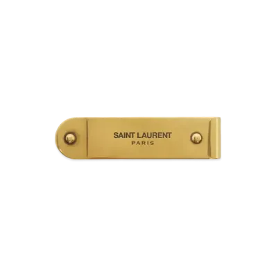 SAINT LAURENT ID Bill Clip "Bronze"