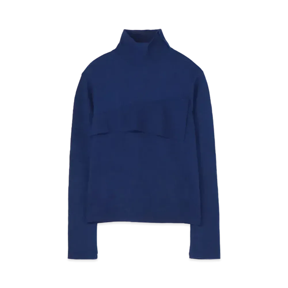 Yohji Yamamoto AIRY SPUN MILLED PS FLAP TURTLE "Navy"