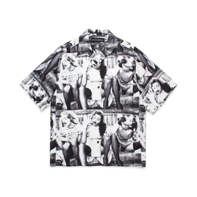 WACKO MARIA x Ellen Von Unwerth Hawaiian Shirt "White"