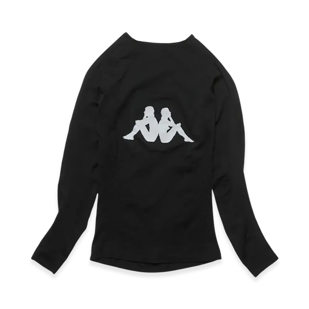 Acne Studios x Kappa Long Sleeve Logo T-Shirt "Black"