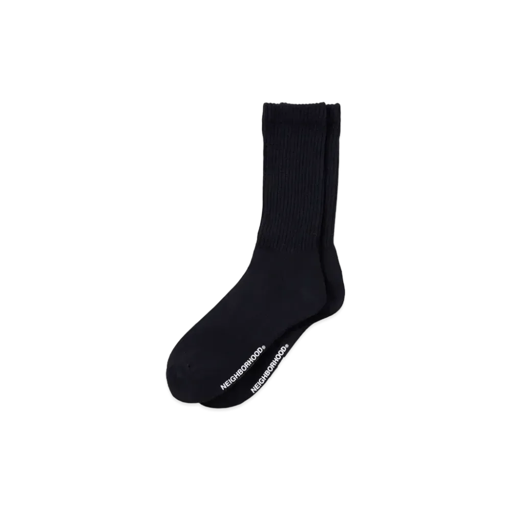 NEIGHBORHOOD Plain Socks "Black"