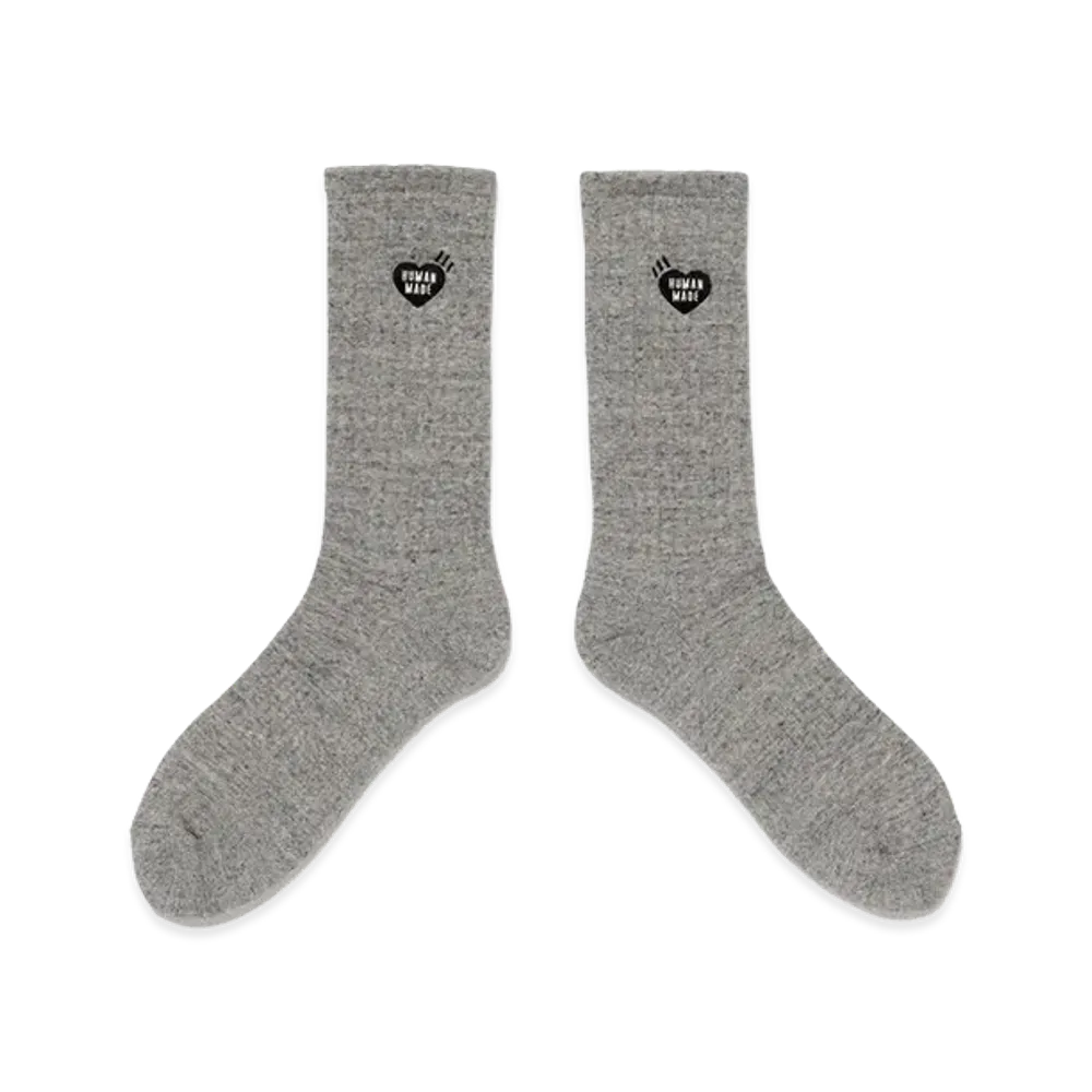 HUMAN MADE Pile Socks "Gray"