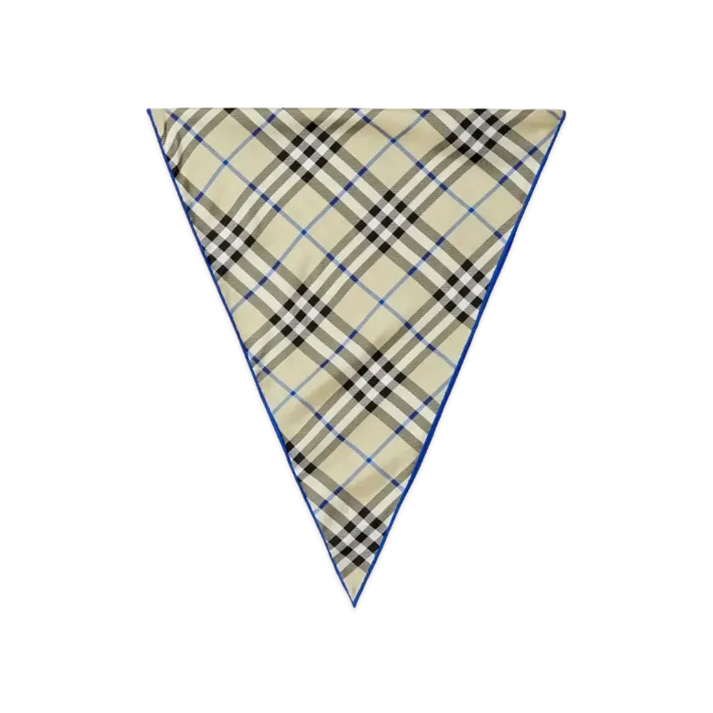 Burberry Check Silk Scarf "Lichen"