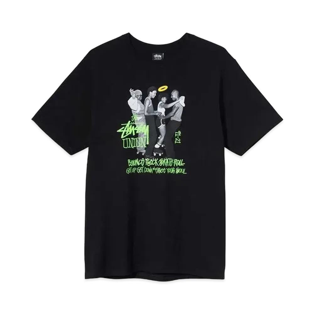 Stussy × Union 30TH Free Your Soul Tee "Black"
