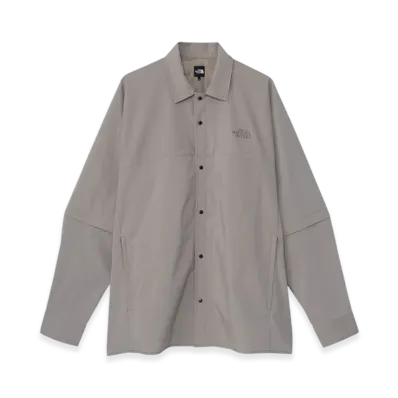 The North Face Long Sleeve Zip Off Field Shirt "Mineral Grey"