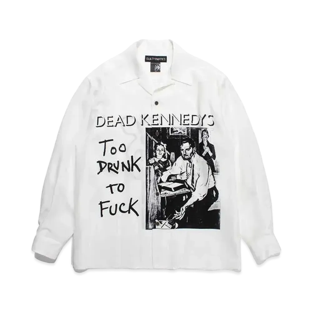 WACKO MARIA x DEAD KENNEDYS / Hawaiian Shirt Type-1 "White"