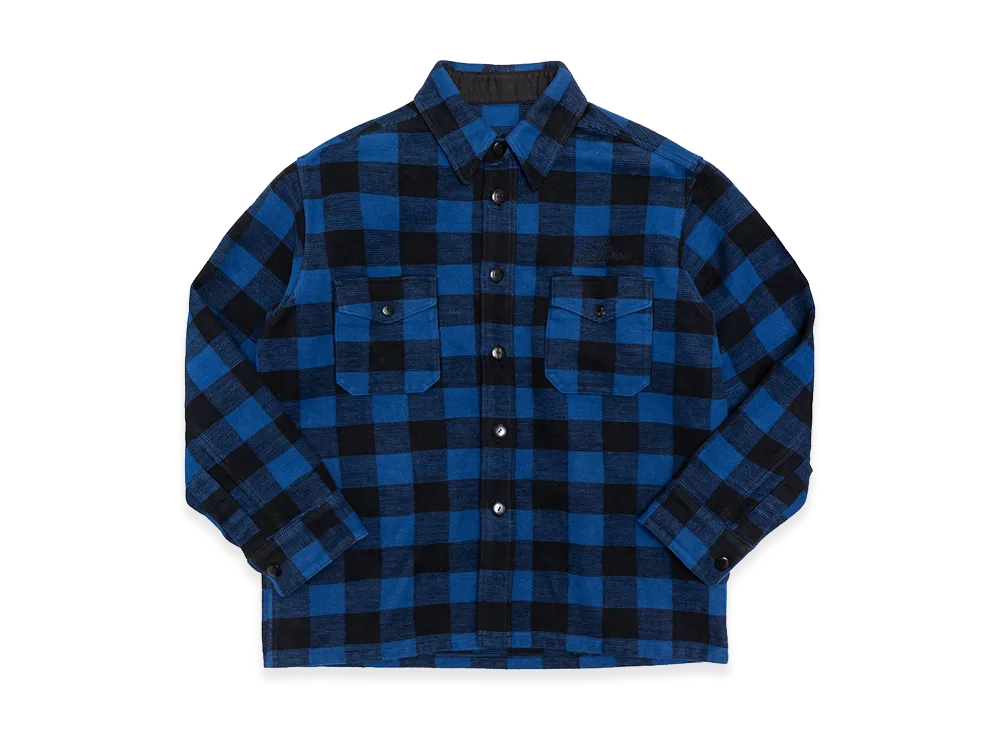 SubCulture Heavy Buffalo Check Jacket "Blue Check"