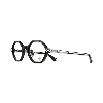 Chrome Hearts CLITCO-A Optical Glasses "Black/Silver"
