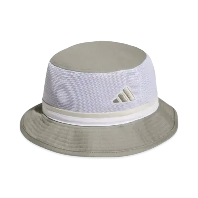 adidas Spring Mesh Bucket Hat "Silver Pebble"