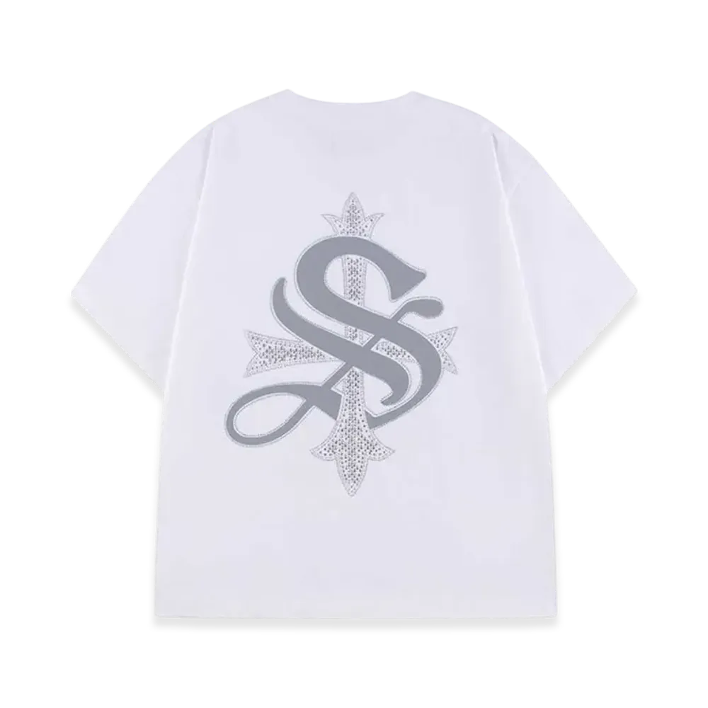 Supplier Vintage Wash Various Cross Tee "White"