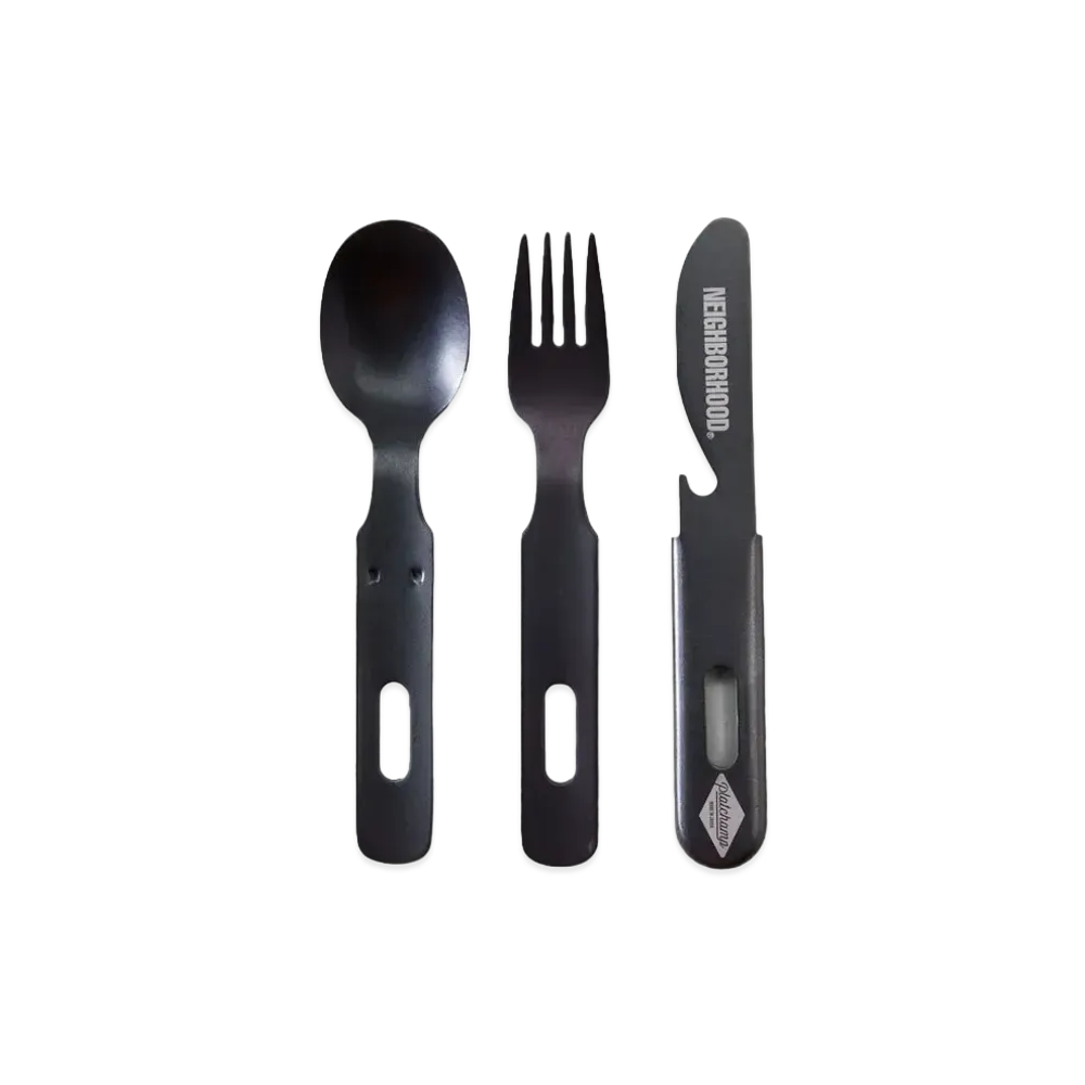 NEIGHBORHOOD PC / SS-CUTLERY SET "Black"