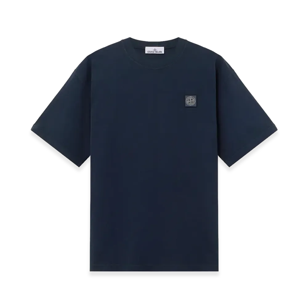 ストーンアイランド 2100030 コームドオーガニックコットンジャージー "ネイビーブルー"