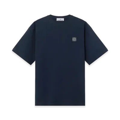 Stone Island 2100030 Combed Organic Cotton Jersey "Navy Blue"