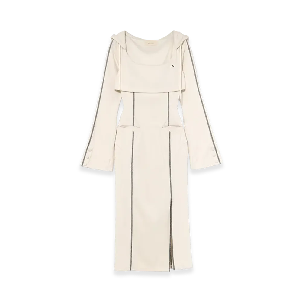 ANDMARY Nora Stitch Dress "Ivory"
