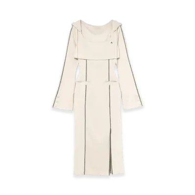 ANDMARY Nora Stitch Dress "Ivory"