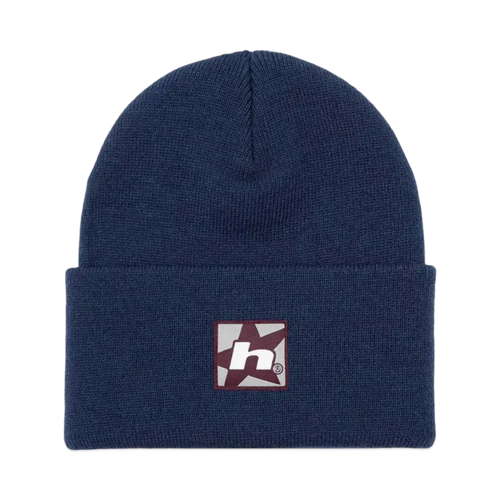 HUF Winter 24 Star Box Logo Beanie "Navy"
