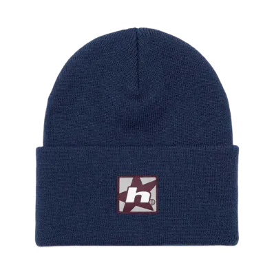 HUF Winter 24 Star Box Logo Beanie "Navy"