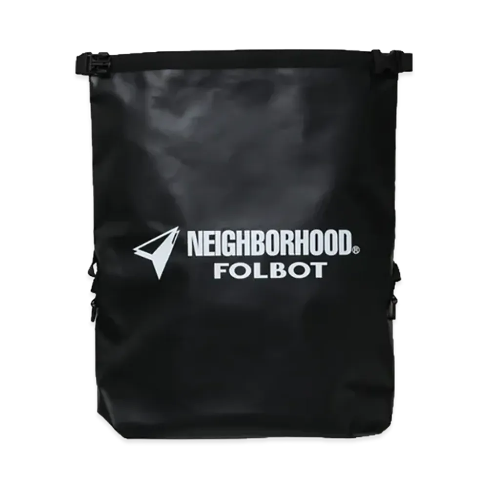 NEIGHBORHOOD x FOLBOT . Waterproof Dry Bag "Black"