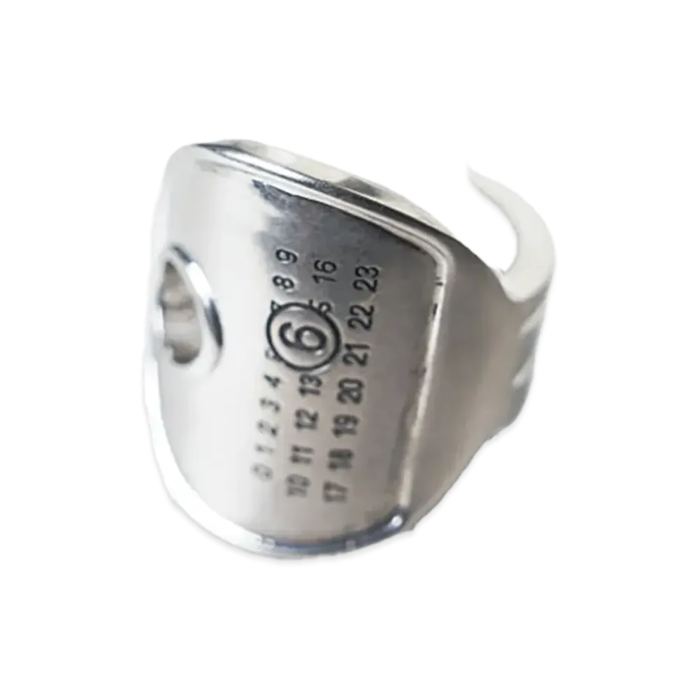 MM6 Maison Margiela Key Motif Ring "Silver"