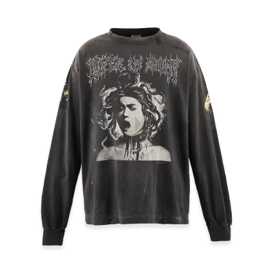 Saint Mxxxxxx LS T-Shirt Medusa "Black"