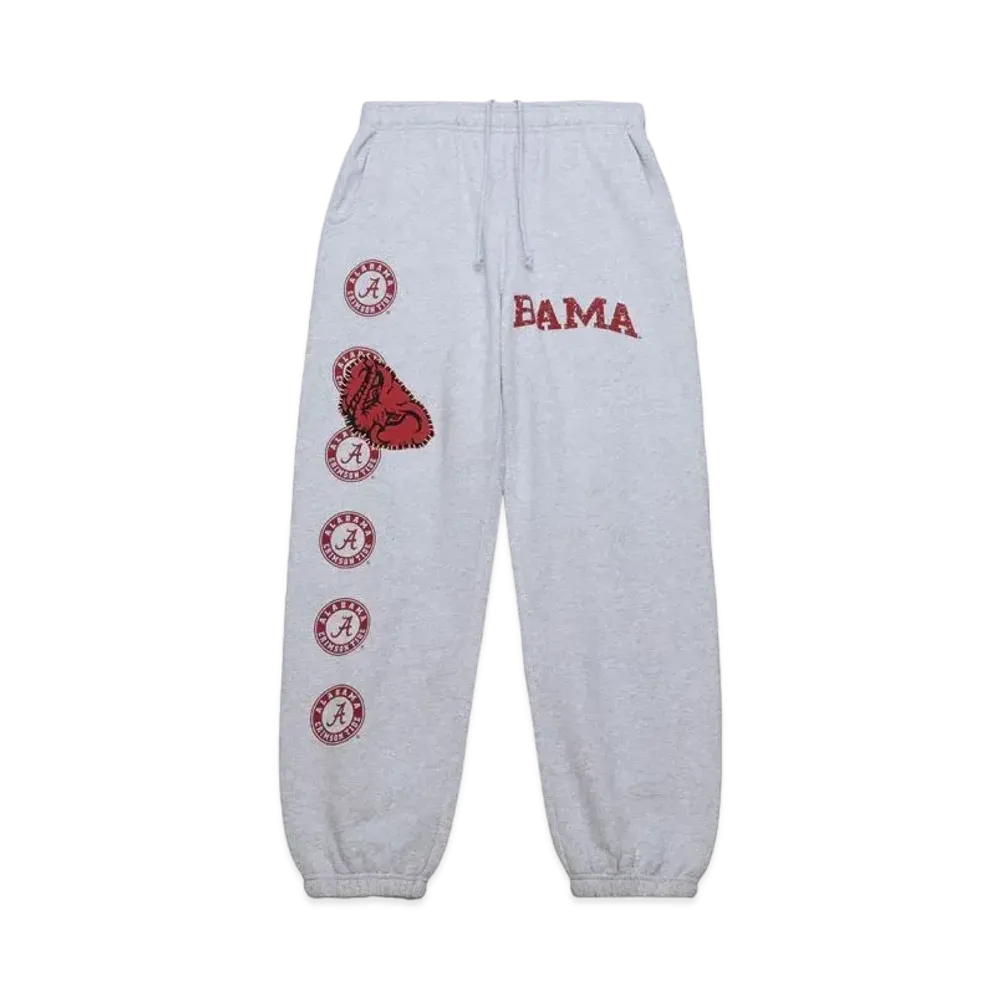 Travis Scott x M&N x University Of Alabama Sweats "Grey"