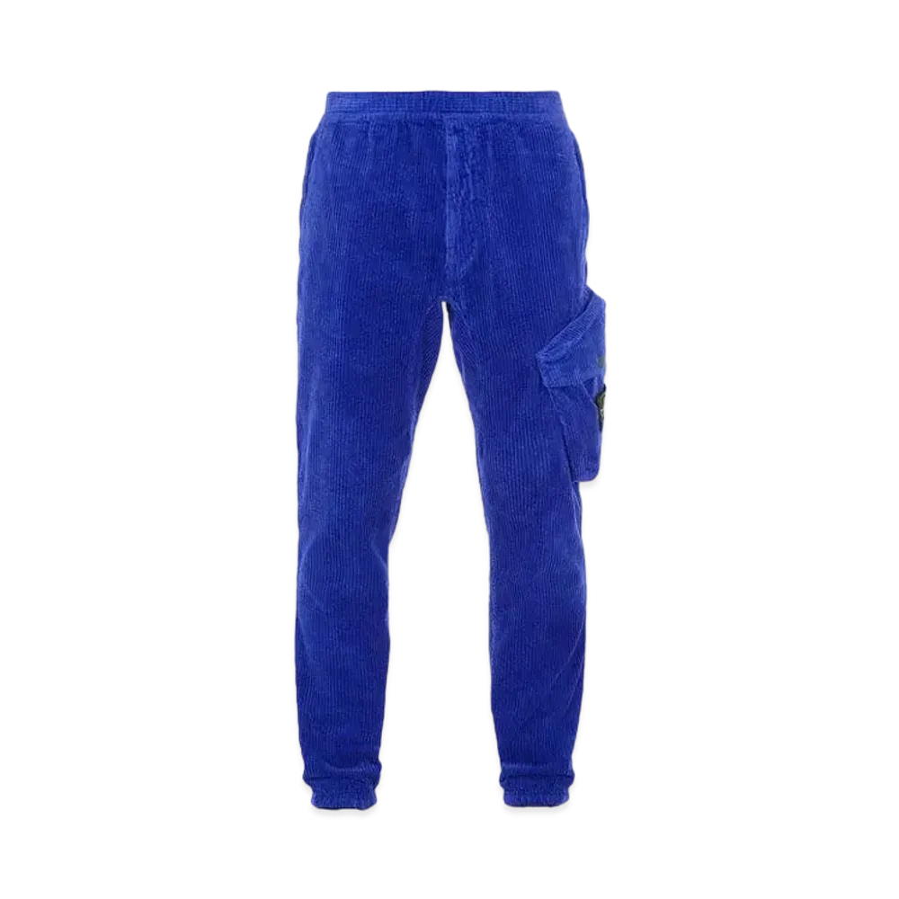 Stone Island 30811 COTTON CORDUROY_REGULAR TAPERED FIT "Periwinkle"