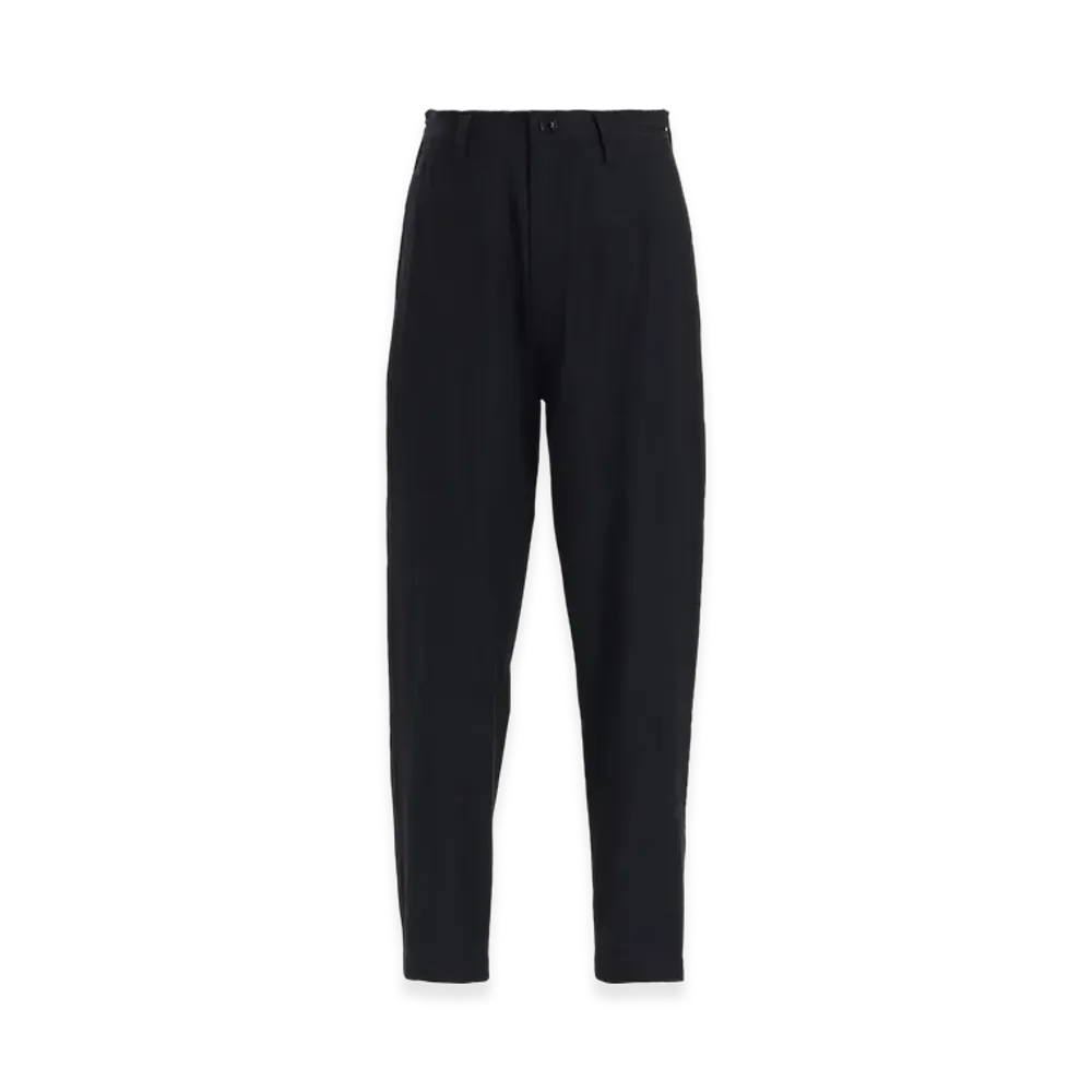 Y's 6Oz Denim Garmentfinish Tapered Pants "Black"