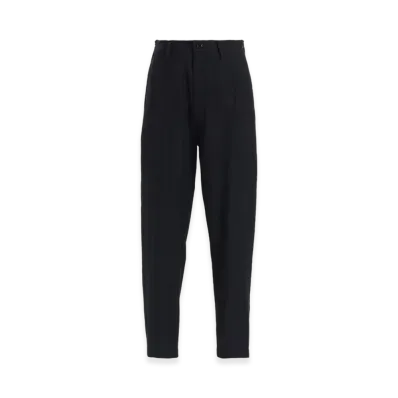 Y's 6Oz Denim Garmentfinish Tapered Pants "Black"