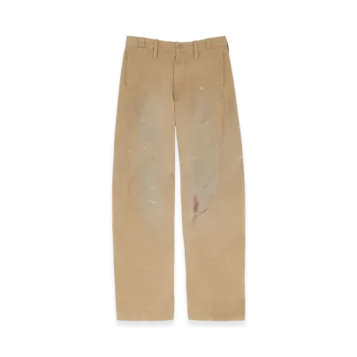 MM6 Maison Margiela Women's Tailored Painter Trousers "Sand Beige"